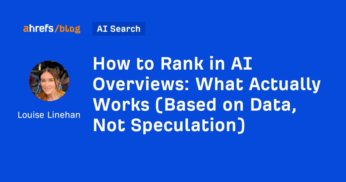 AI Overviews 排名打法
